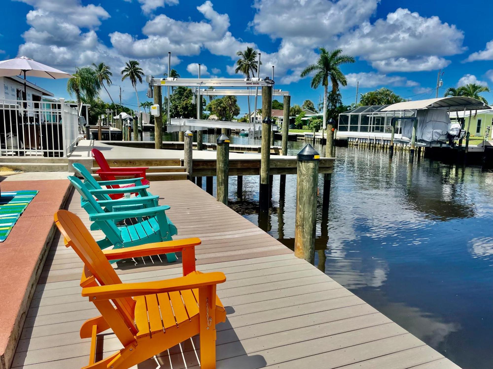 Hot Tub And Dock Gilligan'S On The Island Villa Matlacha Luaran gambar